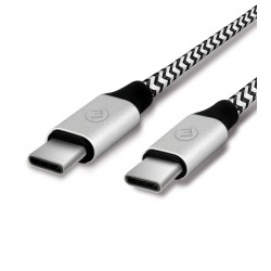 ADEQWAT Câble USB C vers USB gris 2m tréssé pas cher 